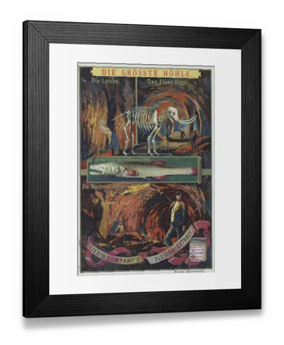 Framed Print : Picture series the largest, here the largest cave