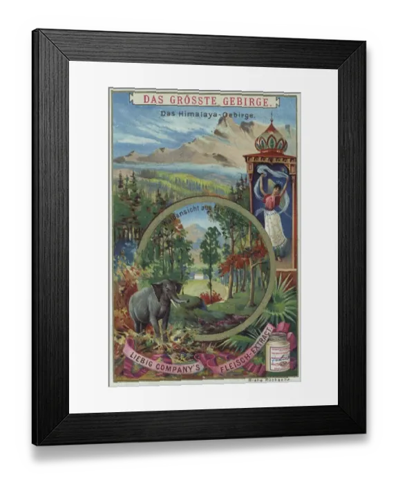 Framed Print : Picture series the biggest, here the biggest mountains Framed Print : Picture series the biggest, here the biggest mountains