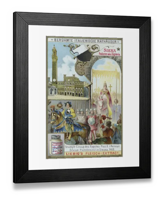 Framed Print : Series of famous Italian town halls