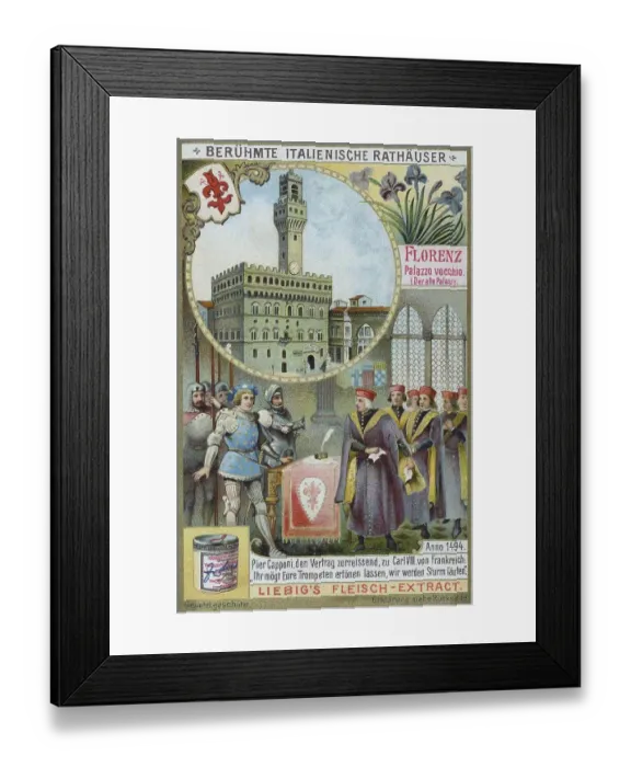 Framed Print : Series of famous Italian town halls Framed Print : Series of famous Italian town halls