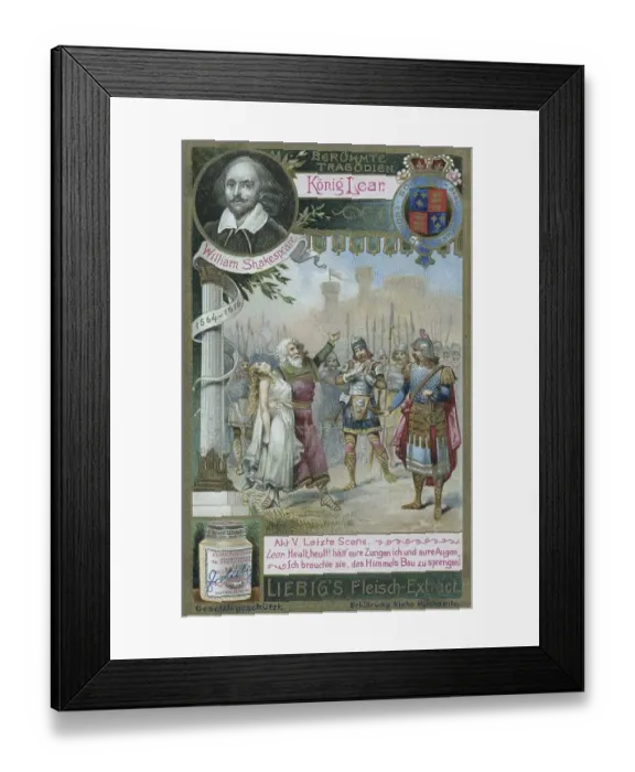 Framed Print : Famous Tragedies Series, King Lear by William Shakespeare