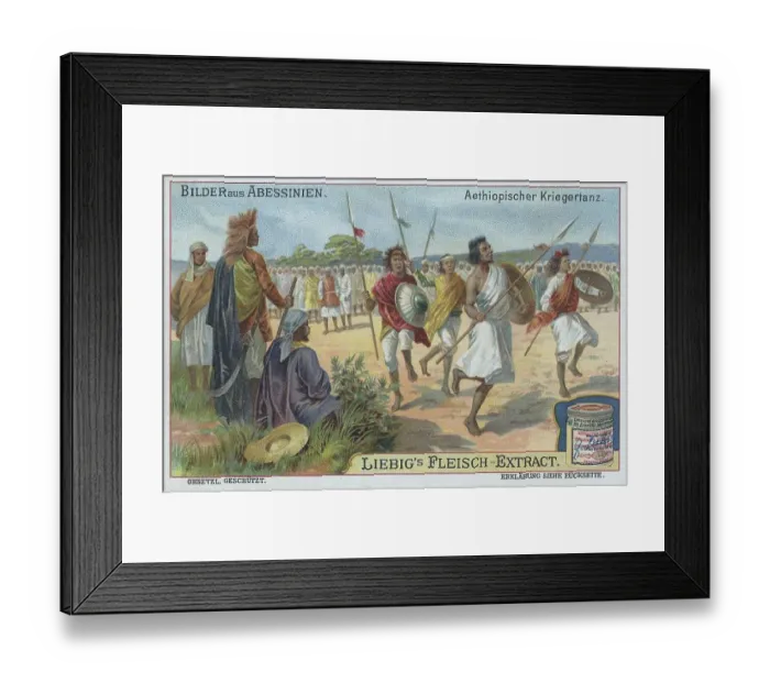 Framed Print : Series of pictures from Abyssinia