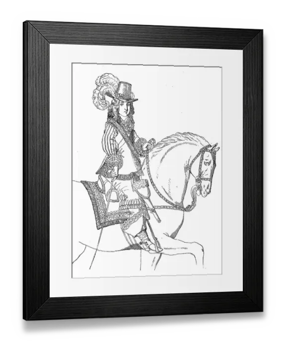 Framed Print : King Louis XIV in 1649, France Framed Print : King Louis XIV in 1649, France