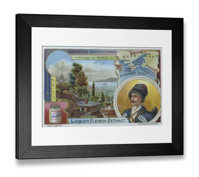 Framed Print : Series European Waterways, the Kerch Strait