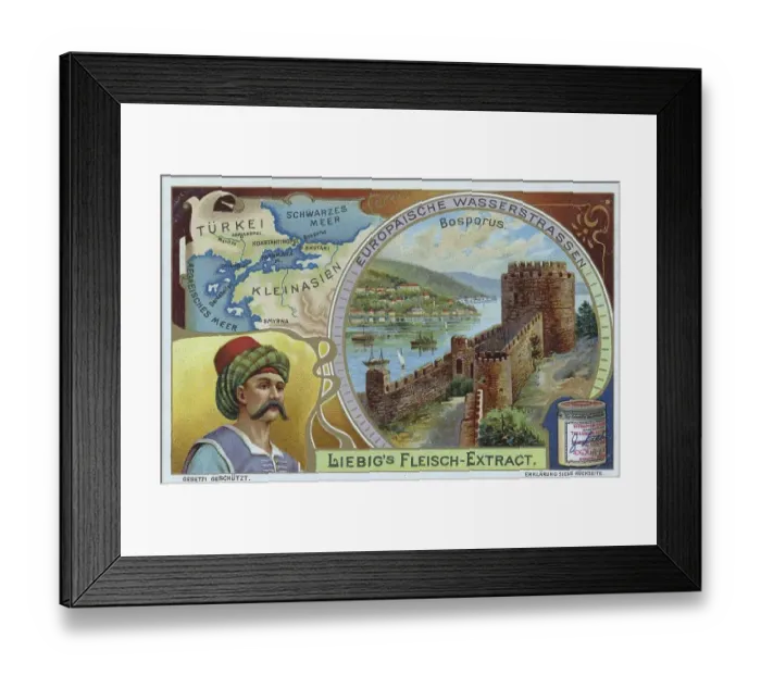 Framed Print : Series European Waterways, Bosphorus Turkey