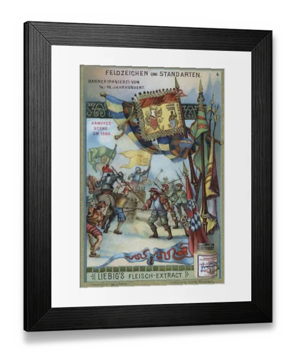 Framed Print : Series of insignia and standards Framed Print : Series of insignia and standards
