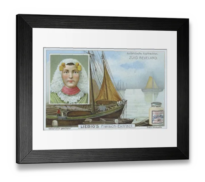 Framed Print : Series of headdresses from Holland Framed Print : Series of headdresses from Holland