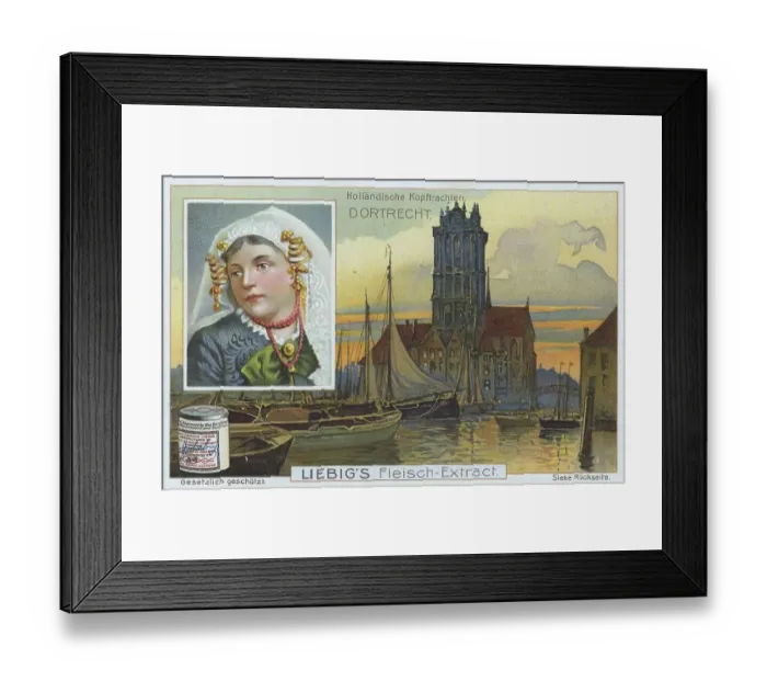Framed Print : Series of headdresses from Holland Framed Print : Series of headdresses from Holland