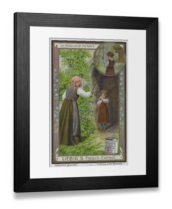 Framed Print : Series The Fairy Tale of Frau Holle 6