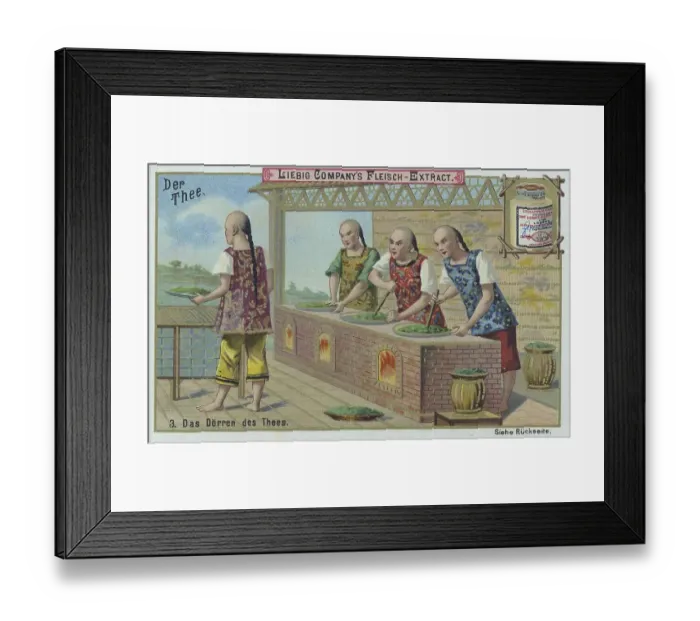 Framed Print : Series The Tea, the Drying of Tea