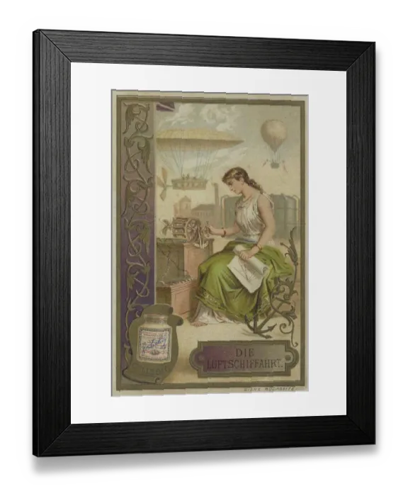 Framed Print : Series modern technology, the airship Framed Print : Series modern technology, the airship