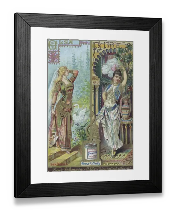 Framed Print : Series of costumes from the opera