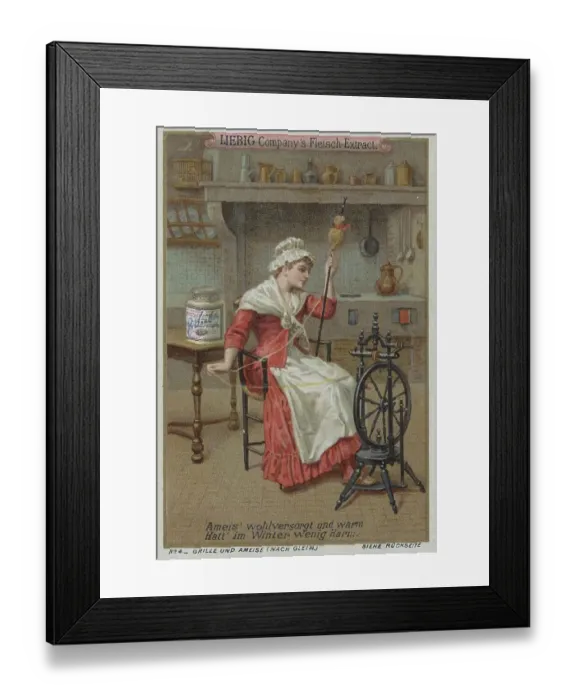 Framed Print : Series Cricket and ant as a symbol for the industrious and the lazy Framed Print : Series Cricket and ant as a symbol for the industrious and the lazy