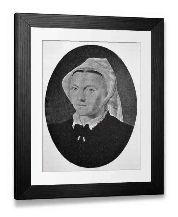 Framed Print : Katharina von Bora, after marriage Katharina Luther