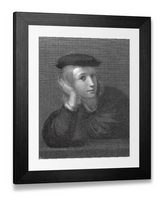 Framed Print : Raffaello Sanzio da Urbino, 28 March or 6 April 1483 Framed Print : Raffaello Sanzio da Urbino, 28 March or 6 April 1483