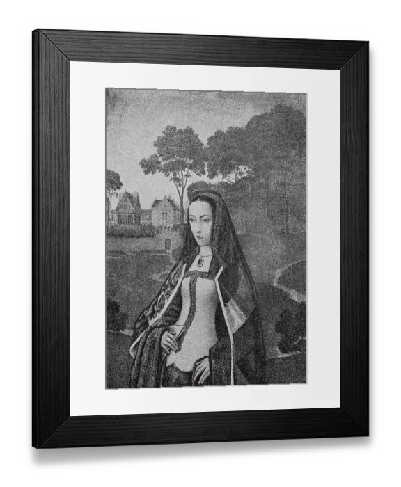 Framed Print : Joanna, 6 November 1479, 12 April 1555