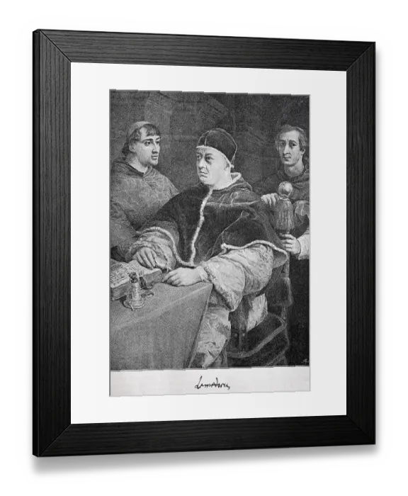 Framed Print : Pope Leo X 11 December 1475, 1 December 1521 Framed Print : Pope Leo X 11 December 1475, 1 December 1521