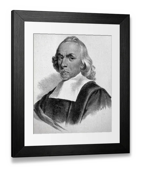 Framed Print : William Harvey, 1 April 1578, 3 June 1657