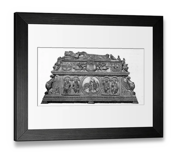 Framed Print : Tomb of Isabella and Ferdinand in Granada Cathedral