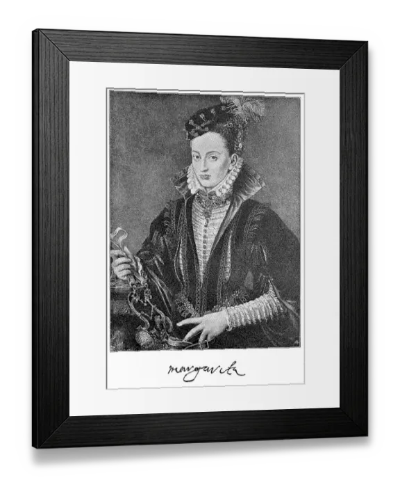 Framed Print : Margaret of Parma, was an illegitimate daughter of Emperor Charles V