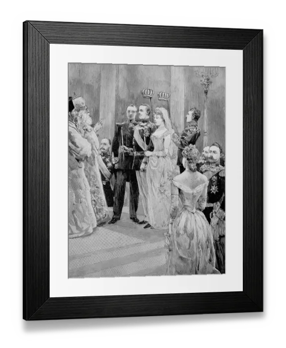 Framed Print : Marriage of Princess Sophia of Prussia