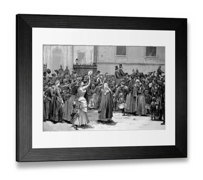 Framed Print : The Farewell of Prince Bismarck Berlin Framed Print : The Farewell of Prince Bismarck Berlin