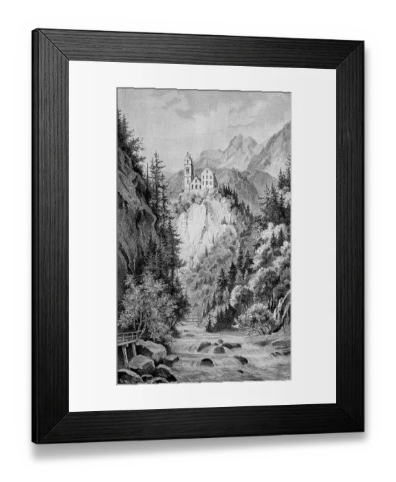Framed Print : Pilgrimage churchauf dem Georgen Framed Print : Pilgrimage churchauf dem Georgen