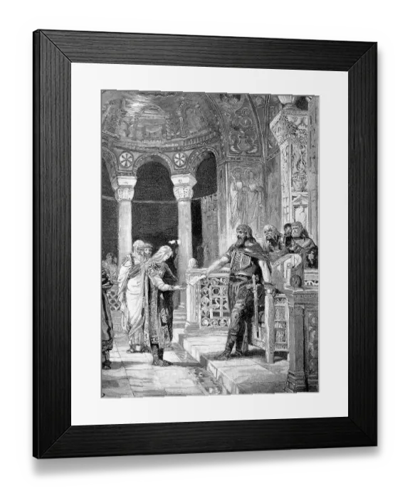 Framed Print : The Scirian chieftain Odoacer, Flavius Odovacer