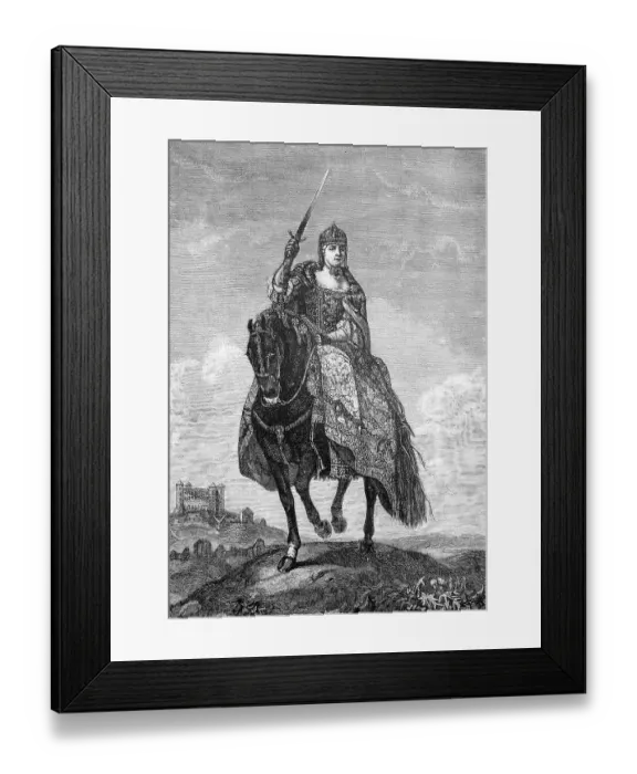 Framed Print : Maria Theresa Walburga Amalia Christina