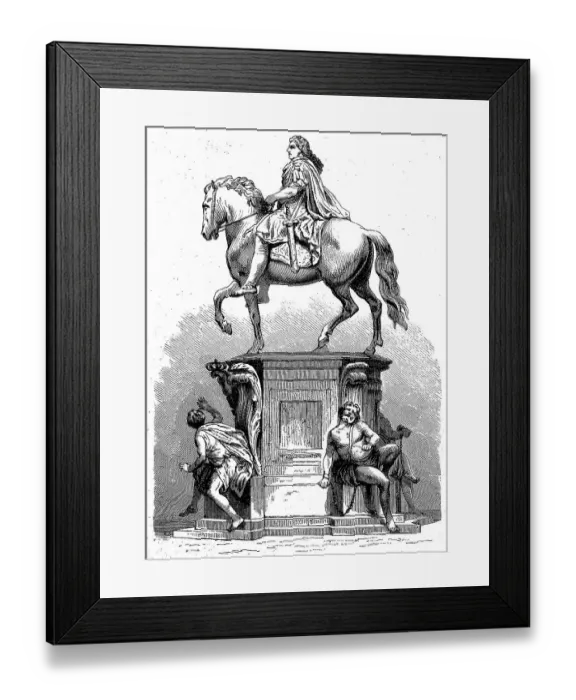 Framed Print : Equestrian Statue, Memorial of Frederick William