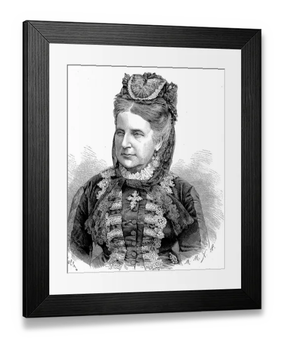 Framed Print : Princess Clementine of Orleans