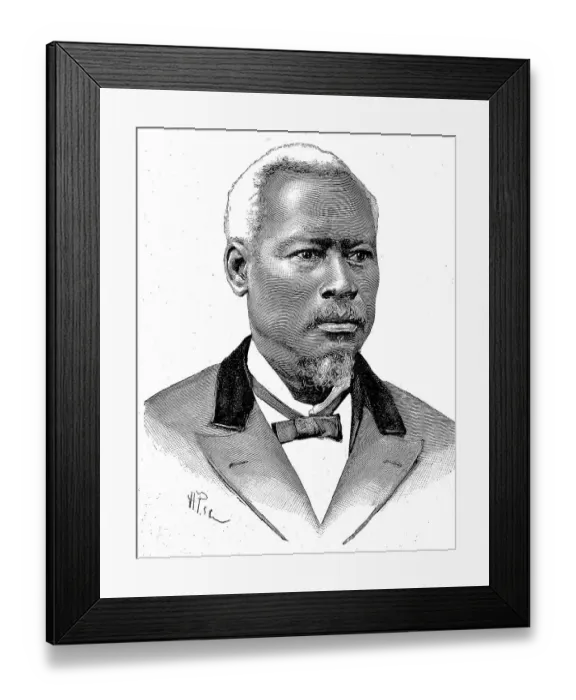 Framed Print : Louis Mondestin Florvil Hyppolite