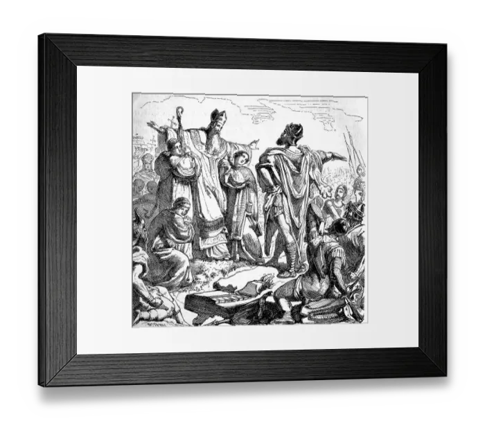 Framed Print : Attila, 406, 453, often referred to as Attila the Hun Framed Print : Attila, 406, 453, often referred to as Attila the Hun