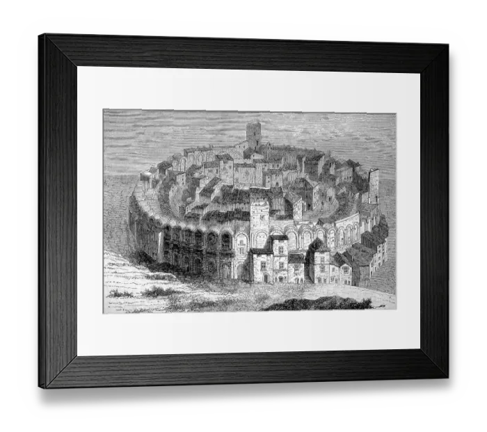 Framed Print : The ancient Roman arena, amphitheatre Framed Print : The ancient Roman arena, amphitheatre