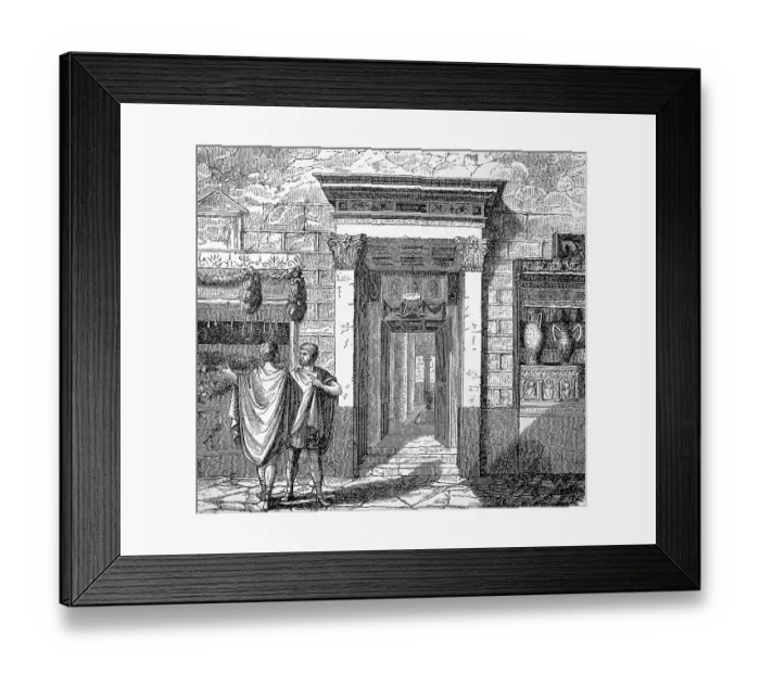 Framed Print : An old house in the city of Pompeii Framed Print : An old house in the city of Pompeii