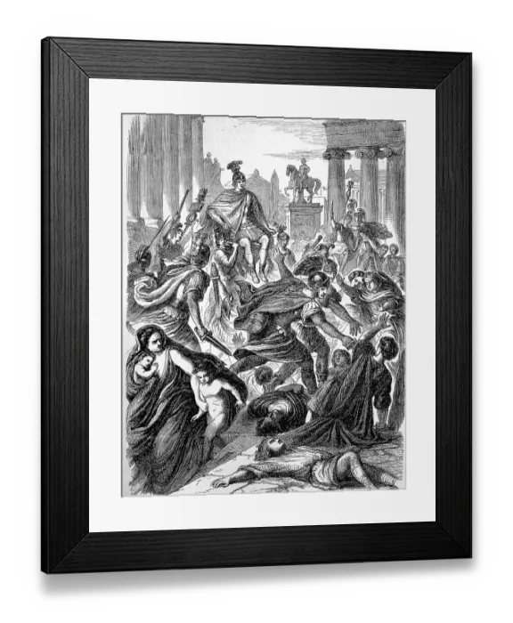 Framed Print : Revolt of the Praetorian Guard