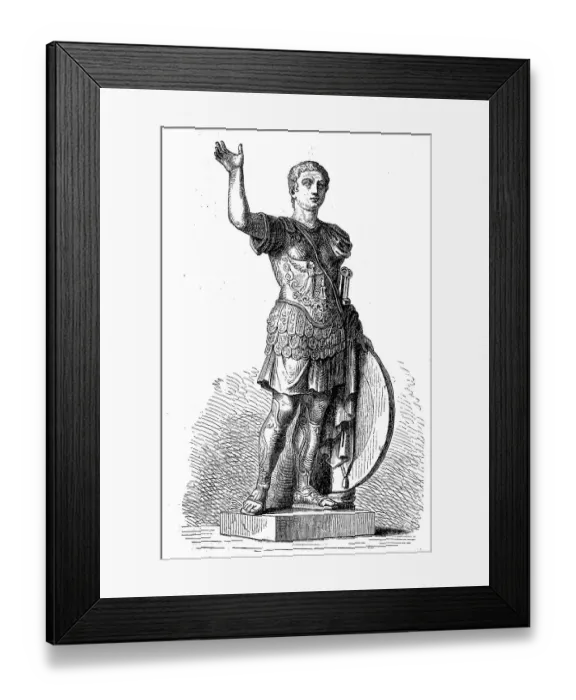 Framed Print : Itus, Titus Flavius Caesar Vespasianus Augustus