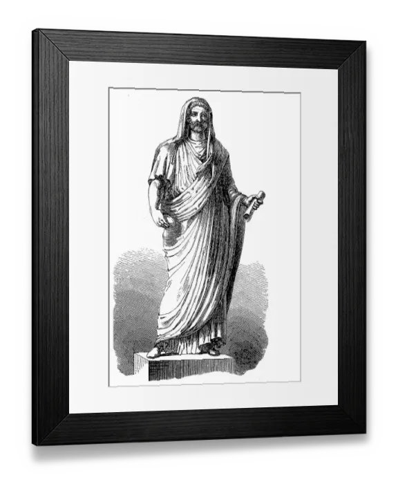 Framed Print : Hadrian, Publius Aelius Hadrianus Augustus