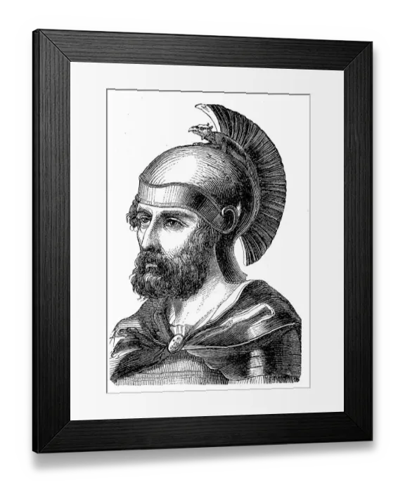 Framed Print : Hamilkar Barkas or Barcas, 275 BC 228 BC Carthaginian general and statesman Framed Print : Hamilkar Barkas or Barcas, 275 BC 228 BC Carthaginian general and statesman