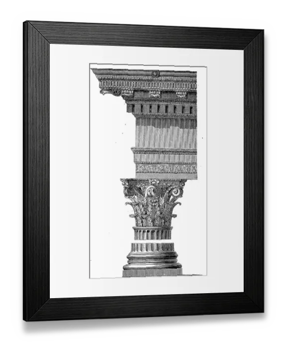 Framed Print : Corinthian capital from the Pantheon of Rome Framed Print : Corinthian capital from the Pantheon of Rome