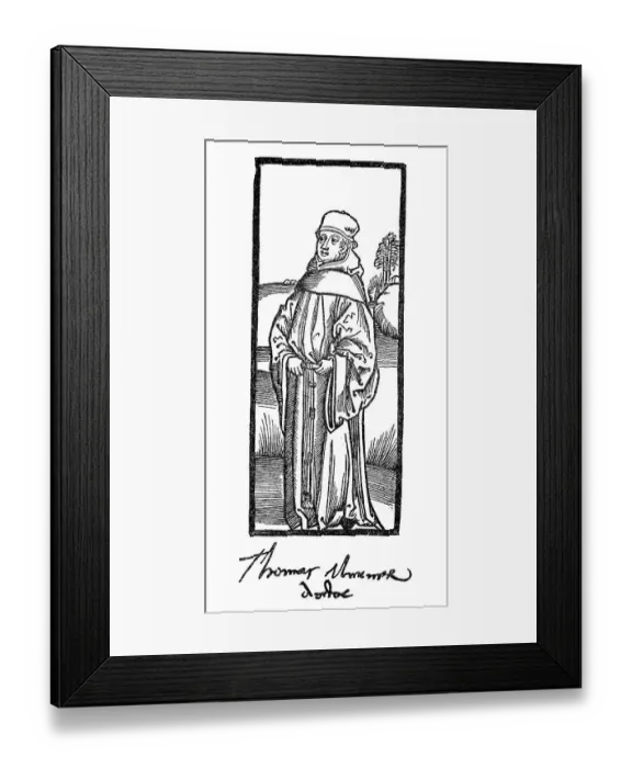 Framed Print : Thomas Murner, an Alsatian Franciscan Framed Print : Thomas Murner, an Alsatian Franciscan