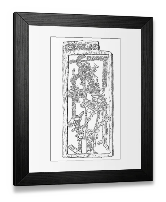 Framed Print : Tlaloc, Nuhualpilli