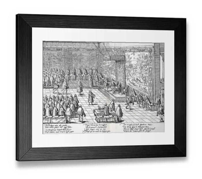 Framed Print : Abdication of Charles V in Brussels, 25 Framed Print : Abdication of Charles V in Brussels, 25