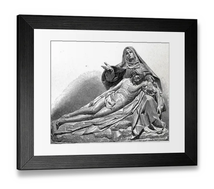 Framed Print : Pieta, also called Vespers picture Framed Print : Pieta, also called Vespers picture