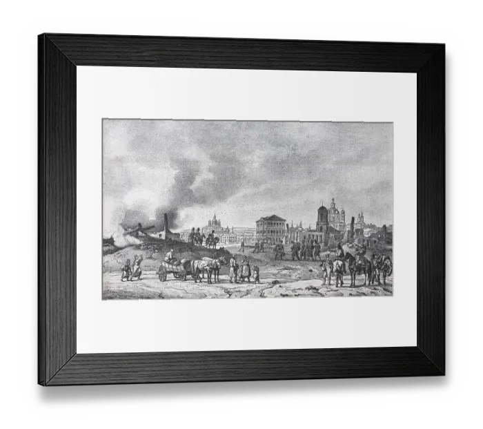 Framed Print : Smolensk, Russia, on 18 August 1812 Framed Print : Smolensk, Russia, on 18 August 1812