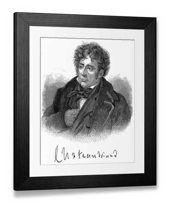 Framed Print : Francois-Rene, vicomte de Chateaubriand Framed Print : Francois-Rene, vicomte de Chateaubriand