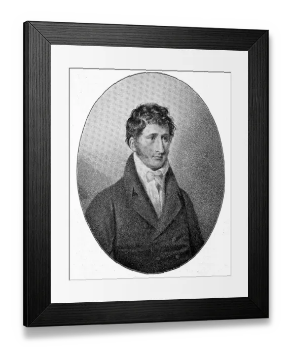 Framed Print : Sir Francis Burdett, 5th Baronet