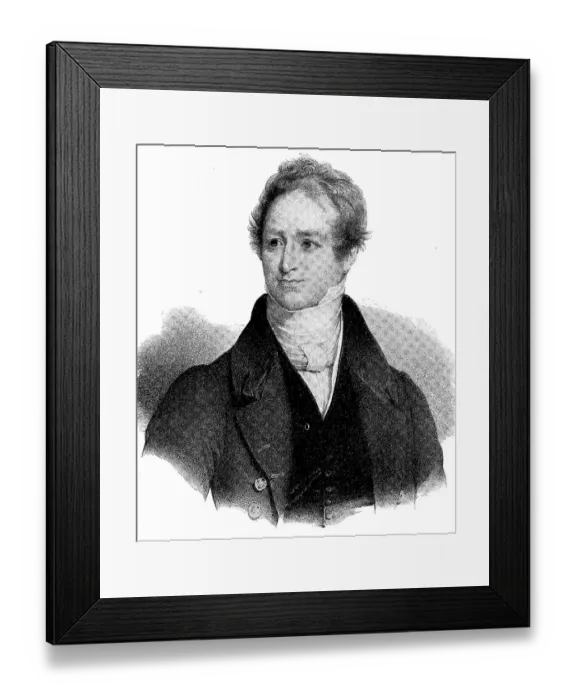Framed Print : Sir Robert Peel, 2nd Baronet, FRS