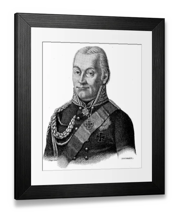 Framed Print : Friedrich Emil Ferdinand Heinrich Graf Kleist von Nollendorf