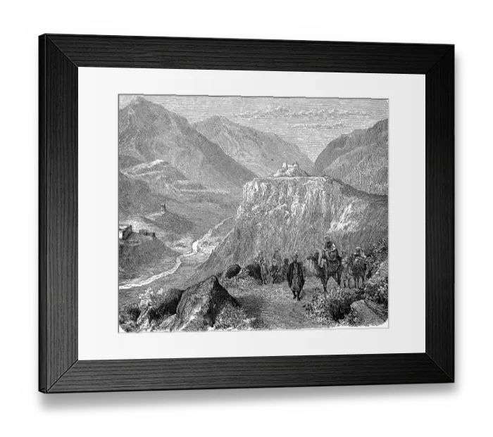 Framed Print : Fort Ali Musjid at the Chaiber Pass Framed Print : Fort Ali Musjid at the Chaiber Pass